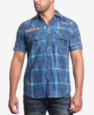 Affliction Men's Mind Games Woven Shirt