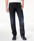 Armani Exchange Men's Straight-fit Dark Wash Jeans