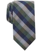 Bar Iii Men's Georgia Plaid Skinny Tie, Only At Macy's