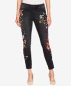 William Rast Perfect Embroidered Ankle Skinny Jeans