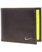 Nike Men's Colorblocked Leather Billfold
