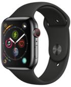 Apple Watch Series 4 Gps + Cellular, 40mm Space Black Stainless Steel Case With Black Sport Band