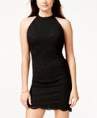 Jump Juniors' Bead-back Lace Party Dress