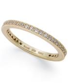 Giani Bernini 18k Rose Or Yellow Gold Over Sterling Silver Or Sterling Silver Ring, Cubic Zirconia Band Ring (3/8 Ct. T.w.)