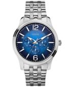 Guess Watch, Men's Stainless Steel Bracelet 45mm U0252g2