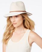 I.n.c. Striped-brim Panama Hat, Created For Macy's