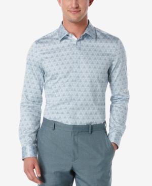 Perry Ellis Men's Slim-fit Printed Long-sleeve Shirt