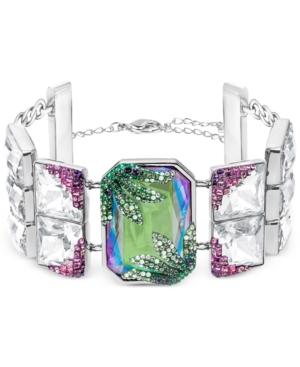 Swarovski Gisele Silver-tone Prismatic Crystal Bracelet