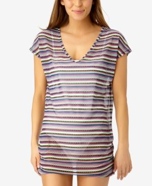 Anne Cole Friendship Bracelet Printed Mesh Cover-up Women's Swimsuit