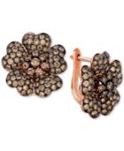 Le Vian Red Carpet Diamond Flower Stud Earrings (2-9/10 Ct. T.w.) In 14k Rose Gold