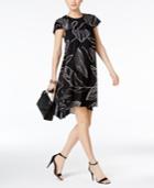 Alfani Prima High-low Cape Shift Dress, Only At Macy's