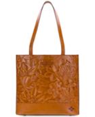 Patricia Nash Toscano Floral Embossed Leather Tote