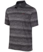 Greg Norman For Tasso Elba Men's Performance Heathered Striped Polo