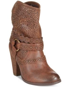 Naughty Monkey Adelaide Western Booties Women's Shoes