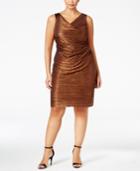 Calvin Klein Plus Size Metallic Dress