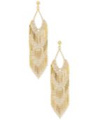 Multi-bead Chandelier Drop Earrings In 14k Gold