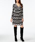 Inc International Concepts Printed Wrap Dress, Only At Macy's