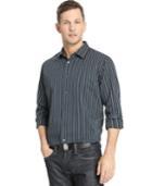 Van Heusen Big And Tall Long-sleeve Night Stripe Dress Shirt