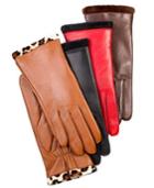 Charter Club Faux Fur Lined Leather Gloves