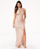 Jump Juniors' Glitter Lace Gown