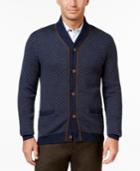 Tasso Elba Men's Shawl-collar Texture Cardigan, Only At Macy's