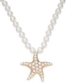 Charter Club Gold-tone Imitation Pearl Star Pendant Necklace, Created For Macy's