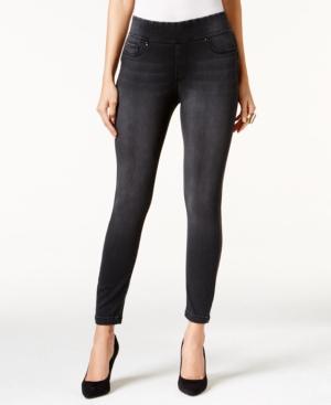 Thalia Sodi Gray Wash Jeggings, Created For Macy's