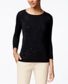 Charter Club Rhinestone Sweater, Only At Macy's