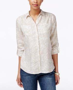 Charter Club Paisley-print Shirt, Only At Macy's