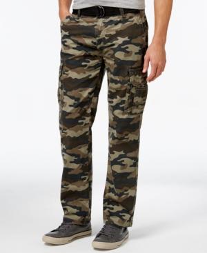 Univibe Men's Utility Twill Cargo Pants