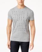 Calvin Klein Men's Scattered Letters Logo-print T-shirt