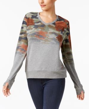 Peace Love World Paula Camo-print Sweatshirt