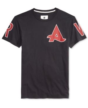 G-star Raw Men's Afrojack Longline Graphic-print Logo T-shirt