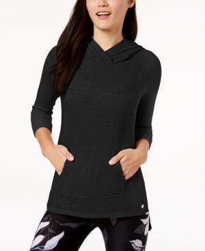 Calvin Klein Performance Textured Crossover-neckline Hoodie