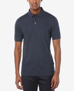 Perry Ellis Men's Dot Jacquard Polo