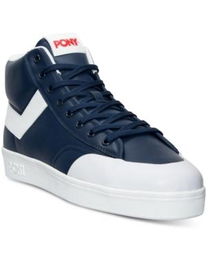 Pony Men's Vintage Slam Dunk Hi Stadium Casual Sneakers From Finish Line