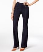Inc International Concepts Curvy Ink Wash Flare-leg Jeans, Only At Macy's