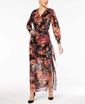 Eci Floral-print Maxi Dress