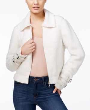 Guess Nell Faux-fur Contrast Jacket