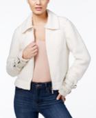 Guess Nell Faux-fur Contrast Jacket