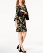 Anna Sui Loves Inc International Concepts Bell-sleeve Sheath Dress, Created For Macy's