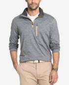 G.h. Bass & Co. Men's Big And Tall Trail Flex Quarter-zip Heathered Sweatshirt
