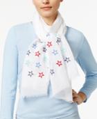 Inc International Concepts Embroidered Stars Scarf, Only At Macy's
