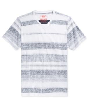 American Rag Men's Basic Stripe V-neck T-shirt, Only At Macy's
