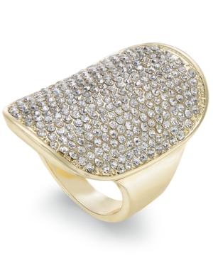 Inc International Concepts Gold-tone Pave Statement Ring, Created For Macy's