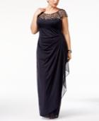 Xscape Plus Size Embellished Column Gown