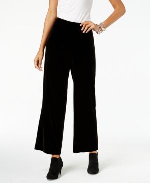 Alfani Velvet Wide-leg Pants, Created For Macy's