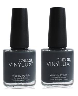 Creative Nail Design Vinylux Asphalt Nail Polish Duo (two Items), 0.5-oz, From Purebeauty Salon & Spa