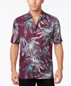 Tommy Bahama Men's Marino Mirage Floral-print Silk Short-sleeve Shirt