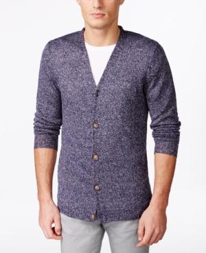 Tasso Elba Men's Linen Heathered Cardigan, Only At Macy's